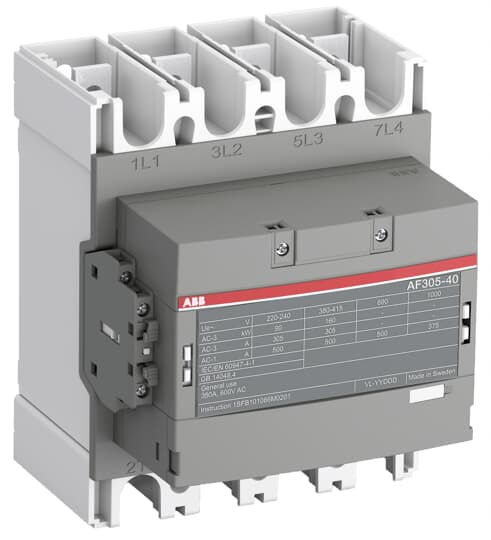 AF305-40-11-14 | CONTACTOR 4 POLE 350A 600VAC, Terminal Type: Main Circuit: Bars, Rated Control Circuit Voltage: 50 Hz /60 Hz DC Operation 250-500 V